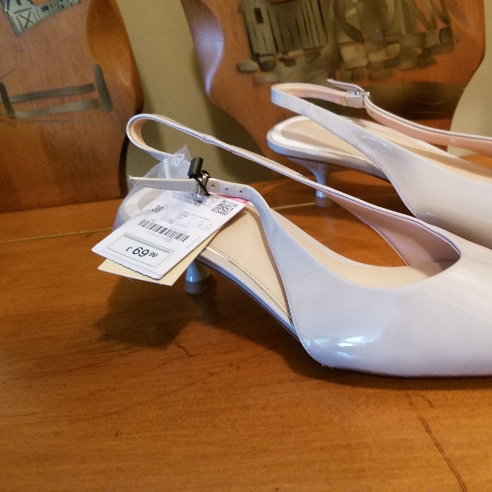Zara Basic  Blush Pink Patent Shoes